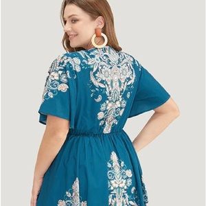 Bloom Chic Bandanna Print dress